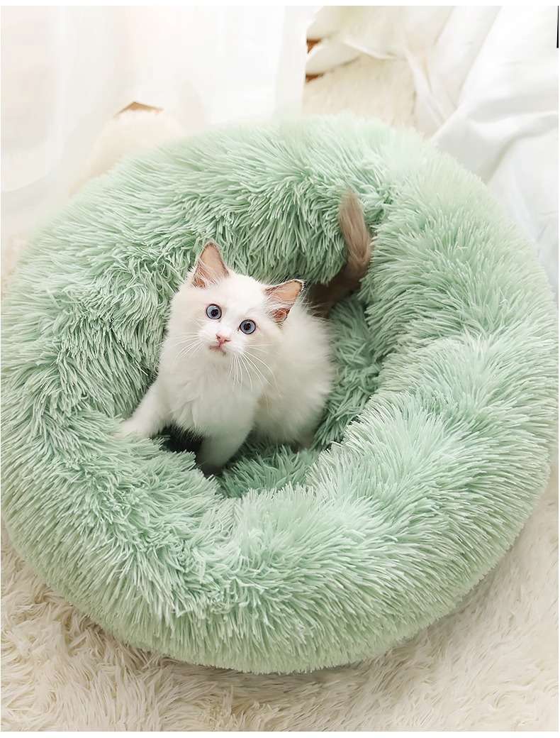 ペットマット 猫用もこもこ幸せベッド