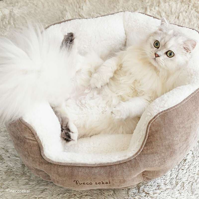 ペットマット 猫用 もふもふベッド ねこのねぐら