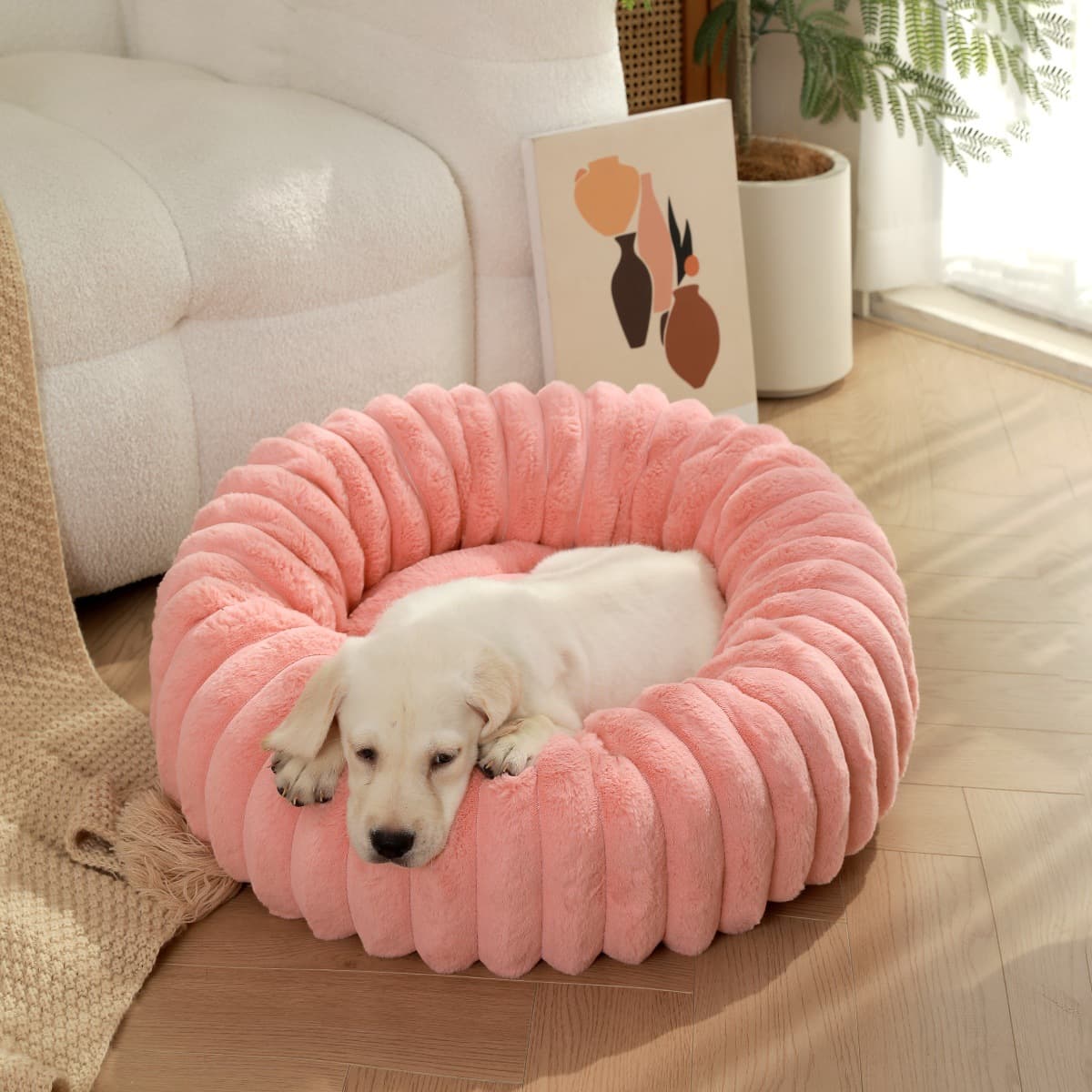 ペットマット 犬用 もこもこウェーブ ペット専用お昼寝マット
