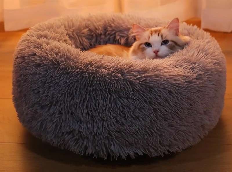 ペットマット 猫用もこもこ幸せベッド