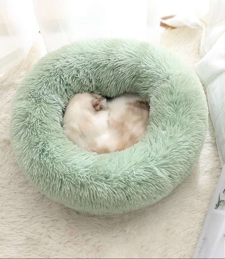 ペットマット 猫用もこもこ幸せベッド