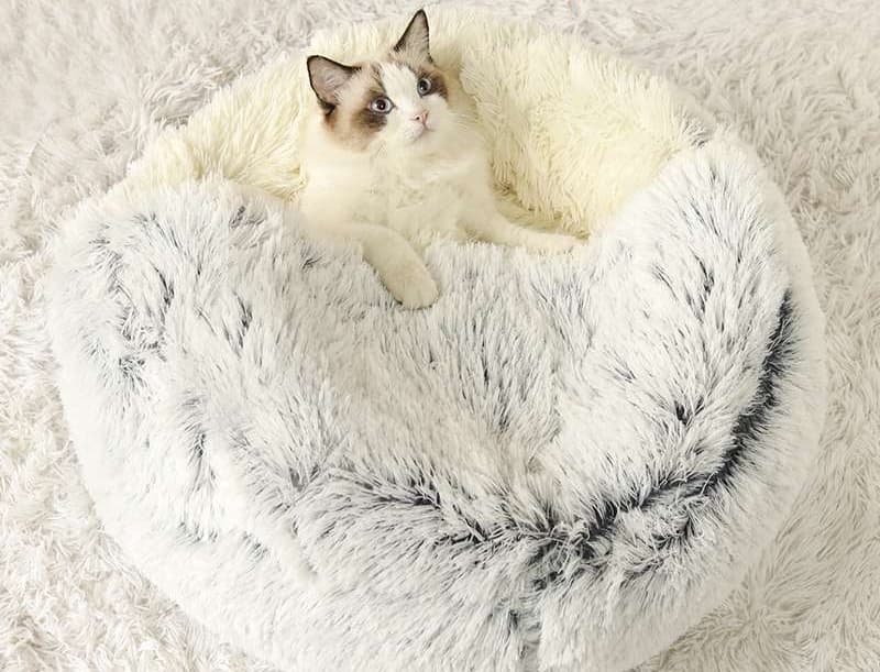 ペットマット 猫用ふわもこ贅沢ペットベッド