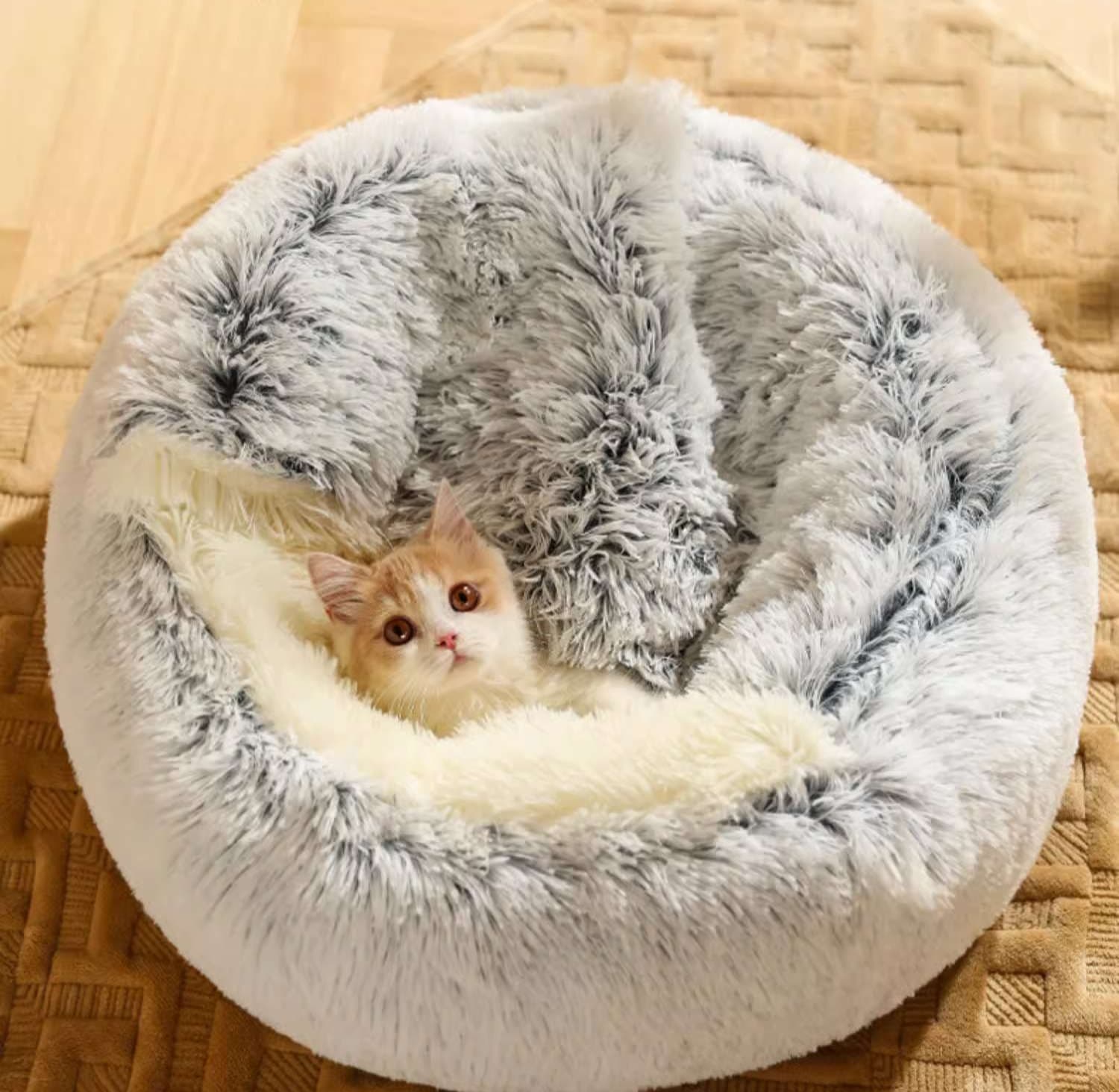 ペットマット 猫用ふわもこ贅沢ペットベッド