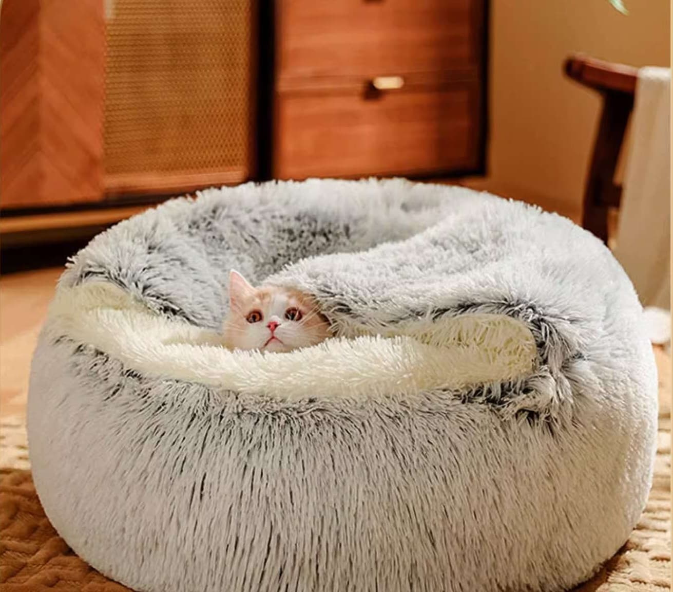 ペットマット 猫用ふわもこ贅沢ペットベッド
