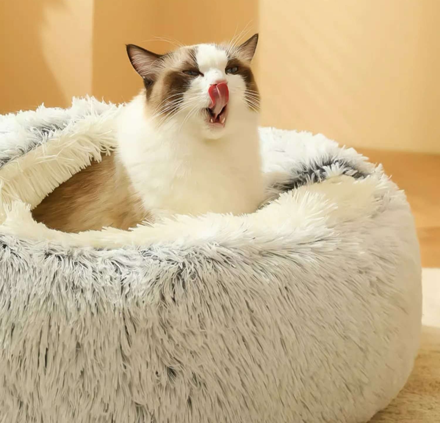 ペットマット 猫用ふわもこ贅沢ペットベッド
