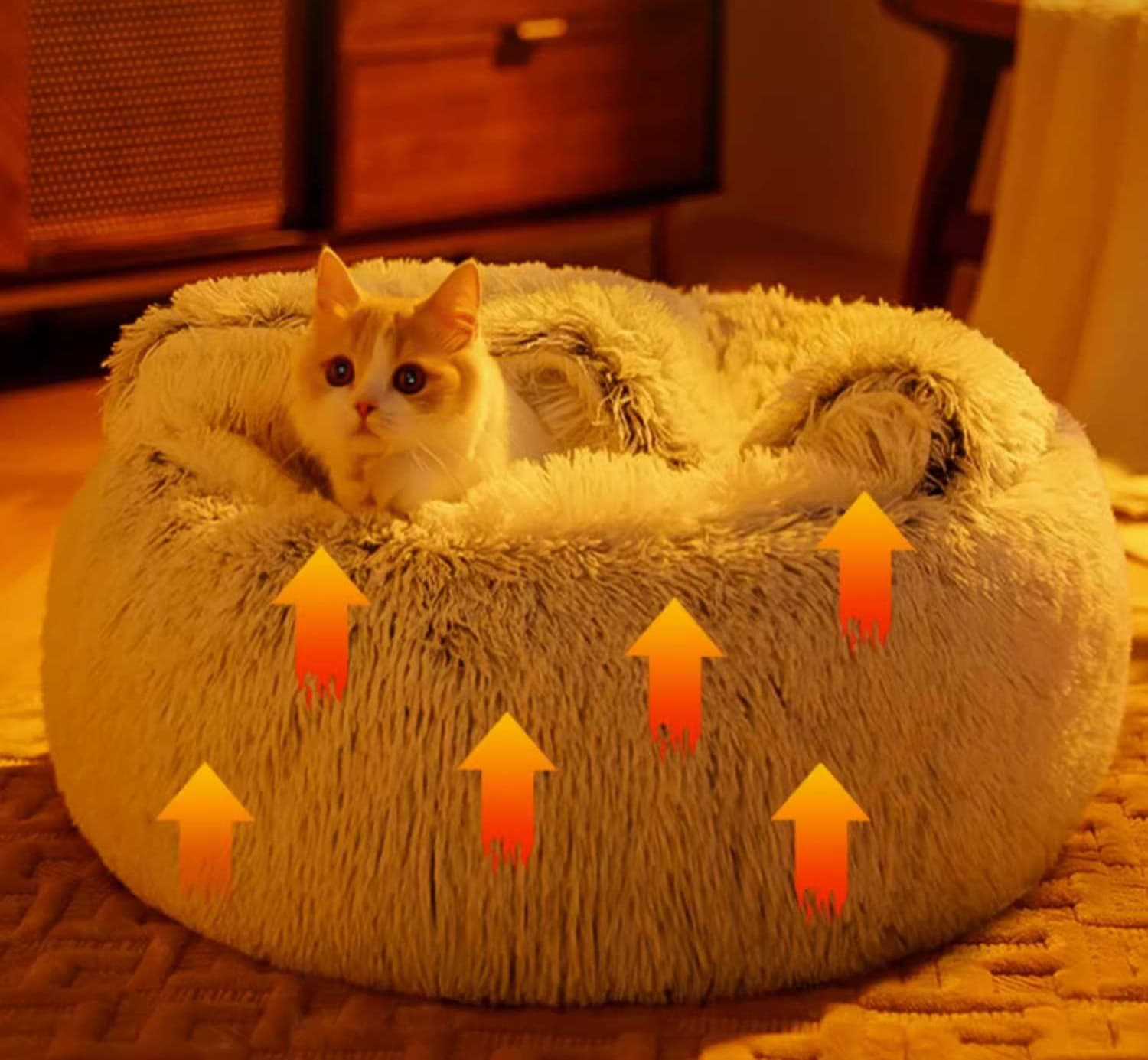 ペットマット 猫用ふわもこ贅沢ペットベッド