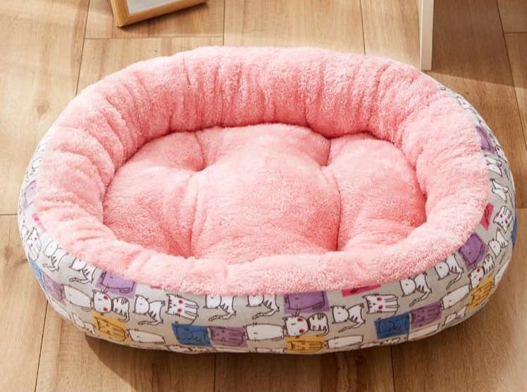 ペットマット 猫用 もこもこぬくぬくベッド