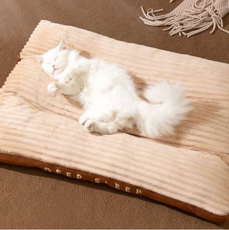 ペットマット 犬猫兼用ふかふか夢見るねこベッド