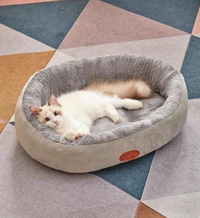 ペットマット 犬猫兼用もこもこペットベッド 深型保温マット