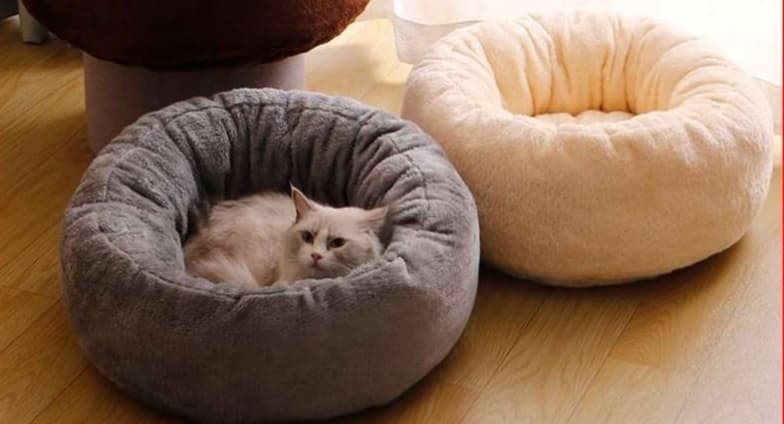 ペットマット 猫用もこもこ夢心地ペットベッド