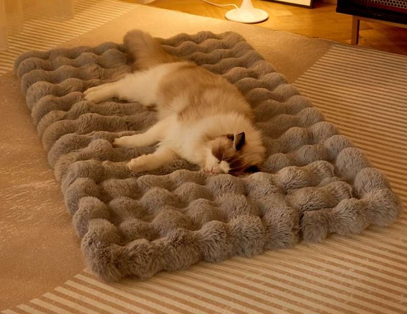 ペットマット 犬猫兼用もふもふリッチペットクッション