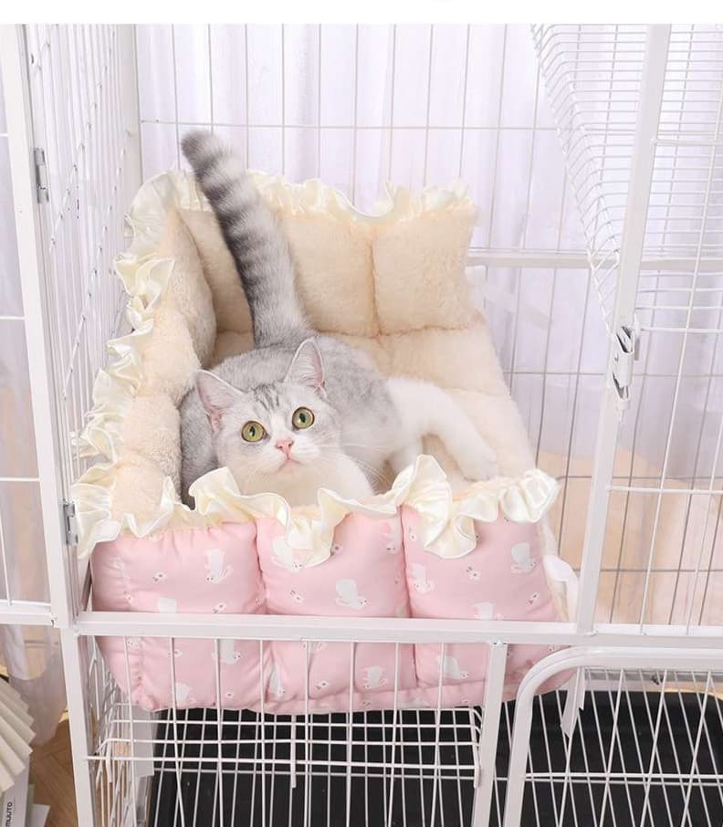 ペットマット 猫用 ふんわりプリンセス猫ベッドマット