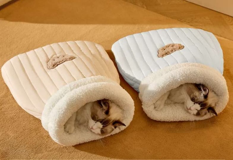 ペットマット 猫用 もぐりこみ包まれる布団型マット