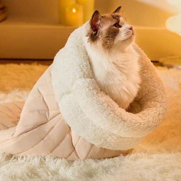 ペットマット 猫用 もぐりこみ包まれる布団型マット