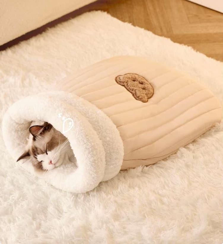 ペットマット 猫用 もぐりこみ包まれる布団型マット