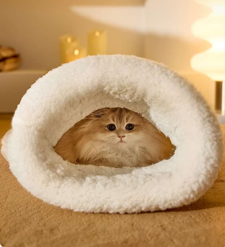 ペットマット 猫用 もぐりこみ包まれる布団型マット