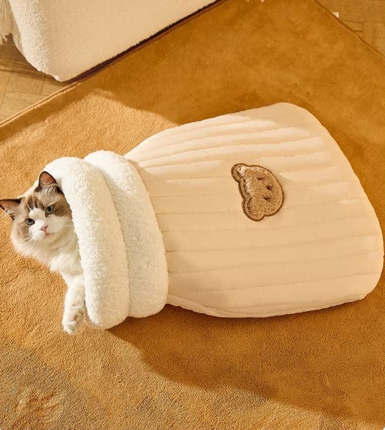 ペットマット 猫用 もぐりこみ包まれる布団型マット