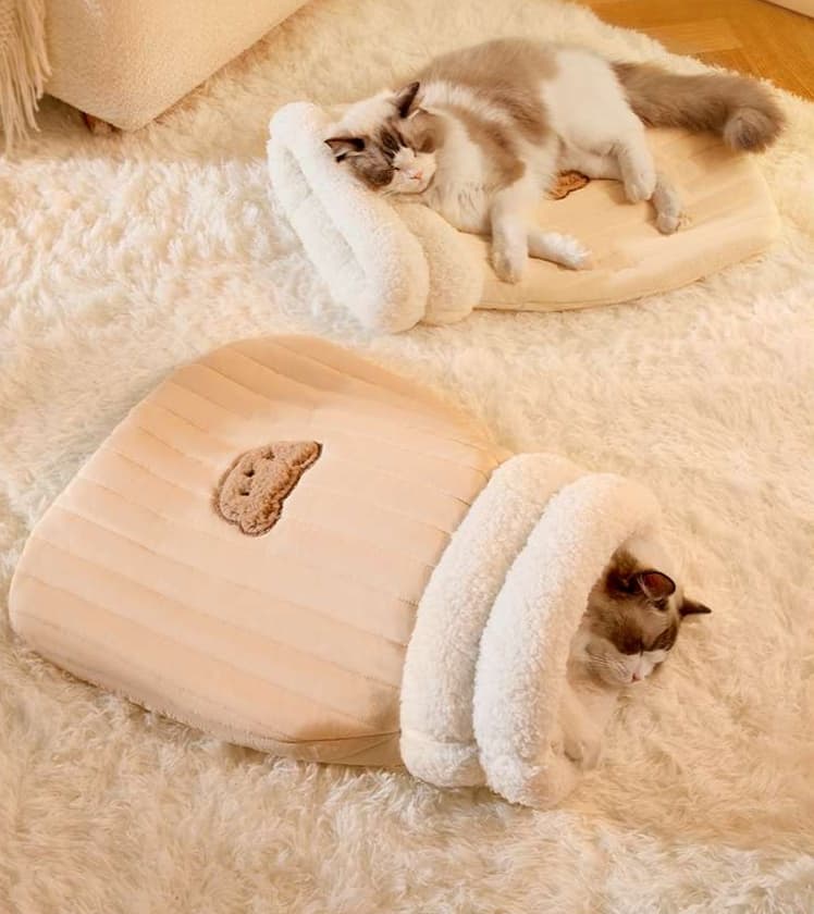 ペットマット 猫用 もぐりこみ包まれる布団型マット