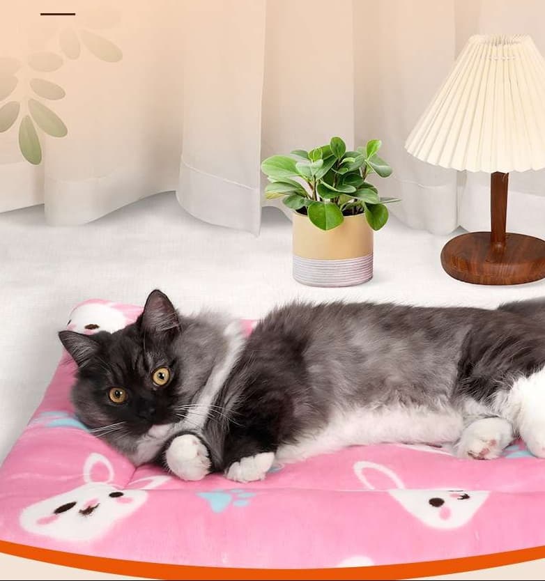 ペットマット 猫用 ふかふか三層構造 あったかマット