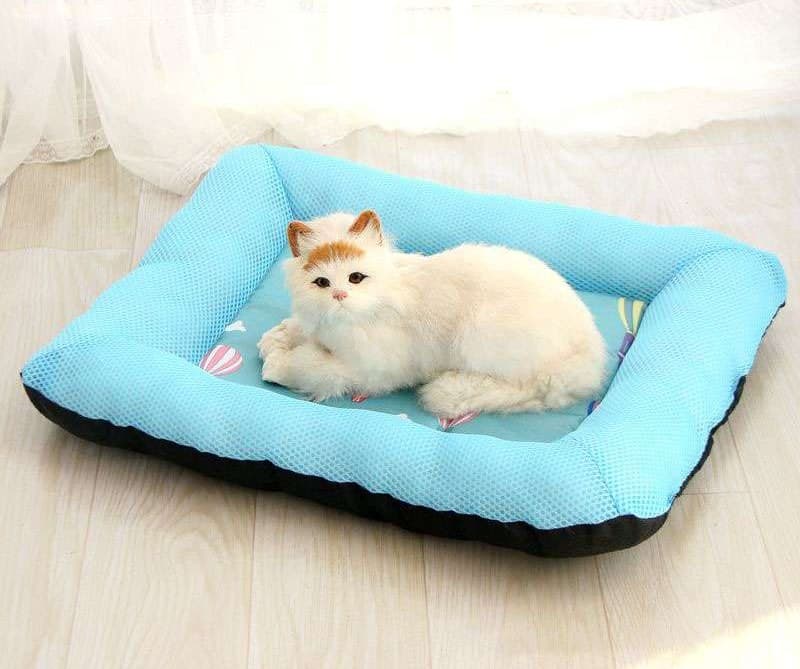 ペットマット 猫用 ふわもこ夏日クール猫マット