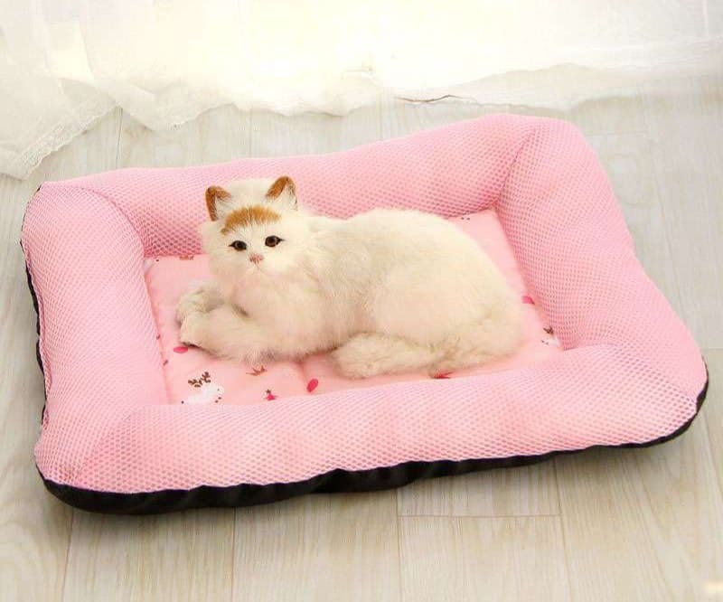 ペットマット 猫用 ふわもこ夏日クール猫マット