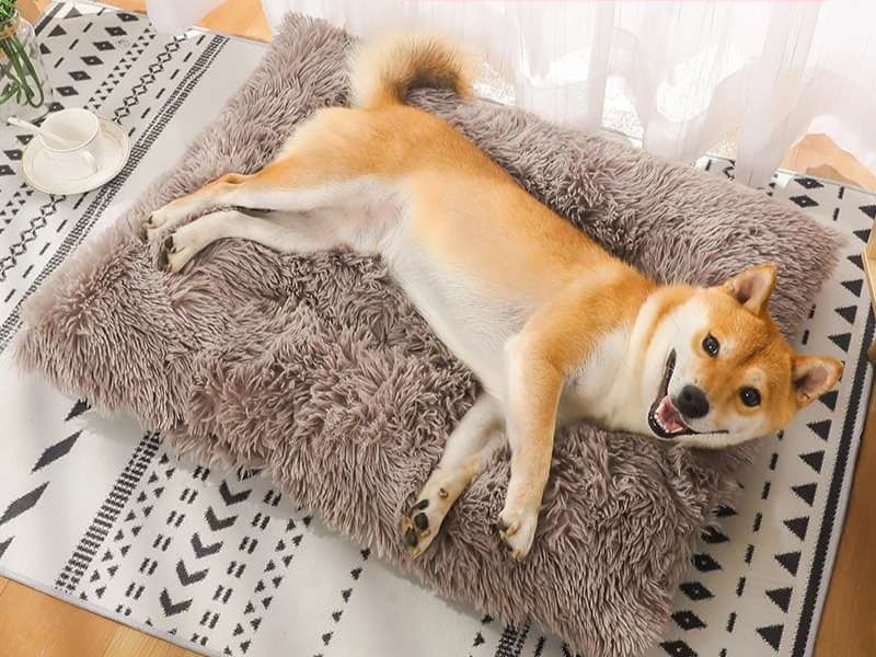 ペットマット 犬用 もこもこ暖か冬用マット