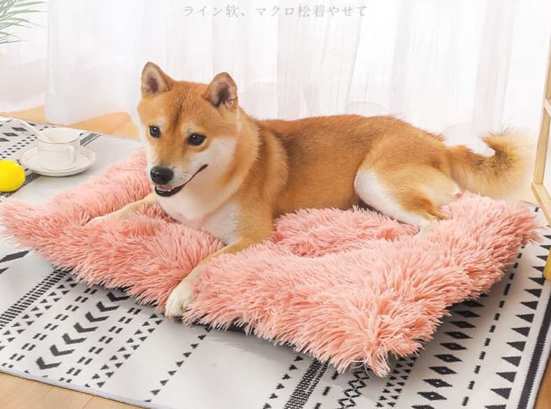 ペットマット 犬用 もこもこ暖か冬用マット