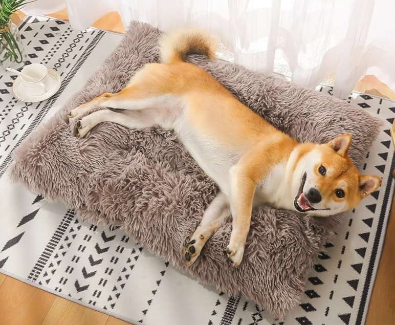 ペットマット 犬用 もこもこ暖か冬用マット
