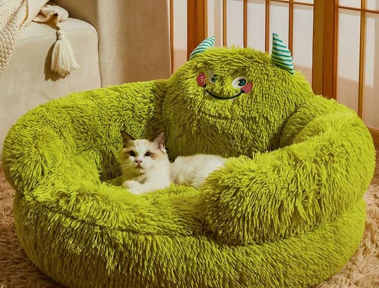 ペットマット 犬猫兼用 もこもこモンスターベッド