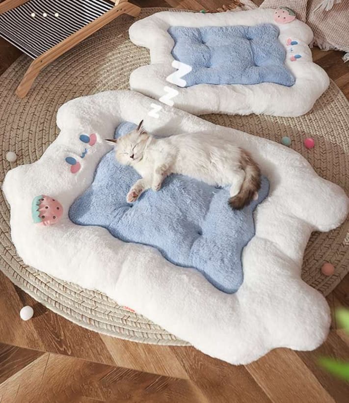 ペットマット 猫用 もこもこクラウドマット