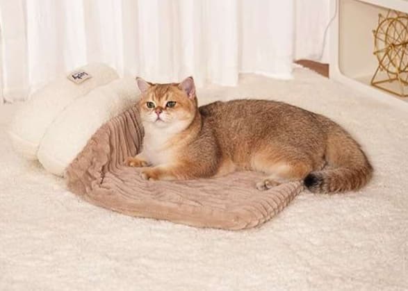 ペットマット 猫用 もぐりこみ暖房マット