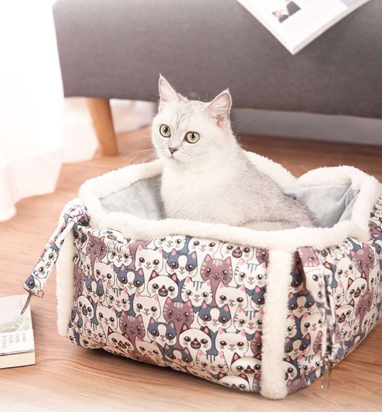 ペットマット 猫用 ふわもこ吊り下げ式ベッド