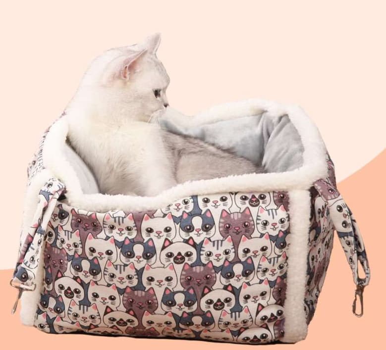 ペットマット 猫用 ふわもこ吊り下げ式ベッド
