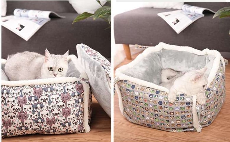 ペットマット 猫用 ふわもこ吊り下げ式ベッド