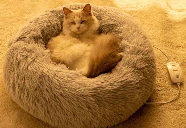 ペットマット 猫用 もふもふ贅沢おやすベッド