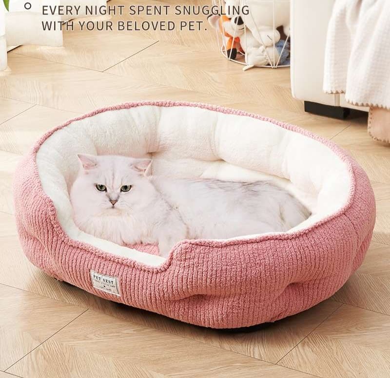 ペットマット 猫用 ふわもこ贅沢おやすみベッド