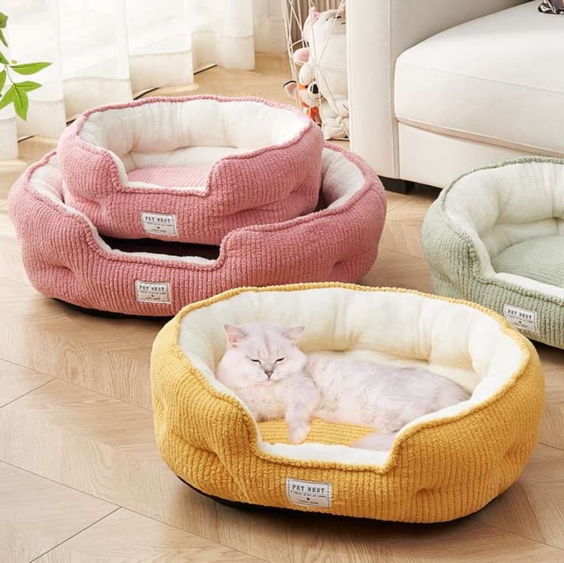 ペットマット 猫用 ふわもこ贅沢おやすみベッド