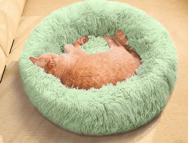 ペットマット 猫用 もふもふ安眠ペットベッド