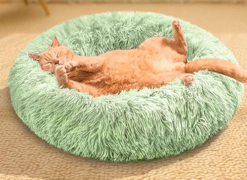 ペットマット 猫用 もふもふ安眠ペットベッド