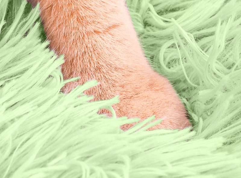 ペットマット 猫用 もふもふ安眠ペットベッド