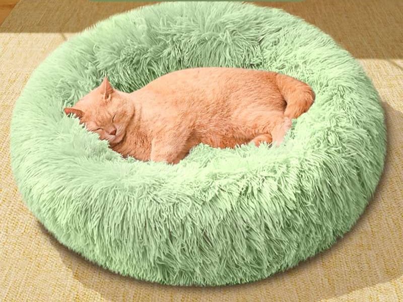 ペットマット 猫用 もふもふ安眠ペットベッド