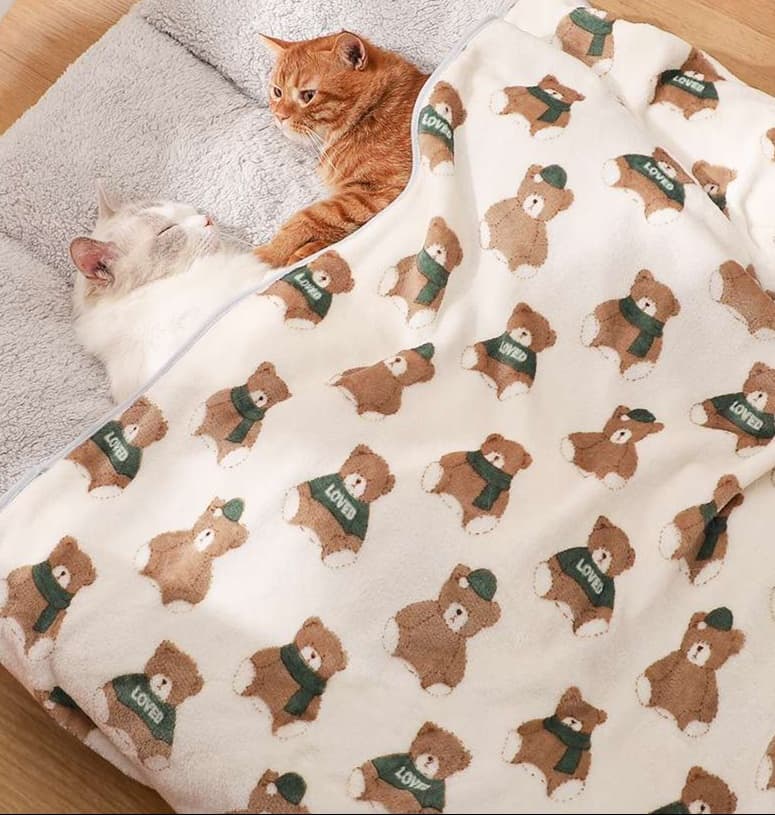 ペットマット 猫用 ふんわりあったかマット