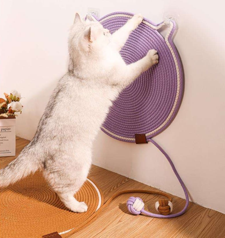 ペットマット 猫用 高級ロープ型おくつろぎマット