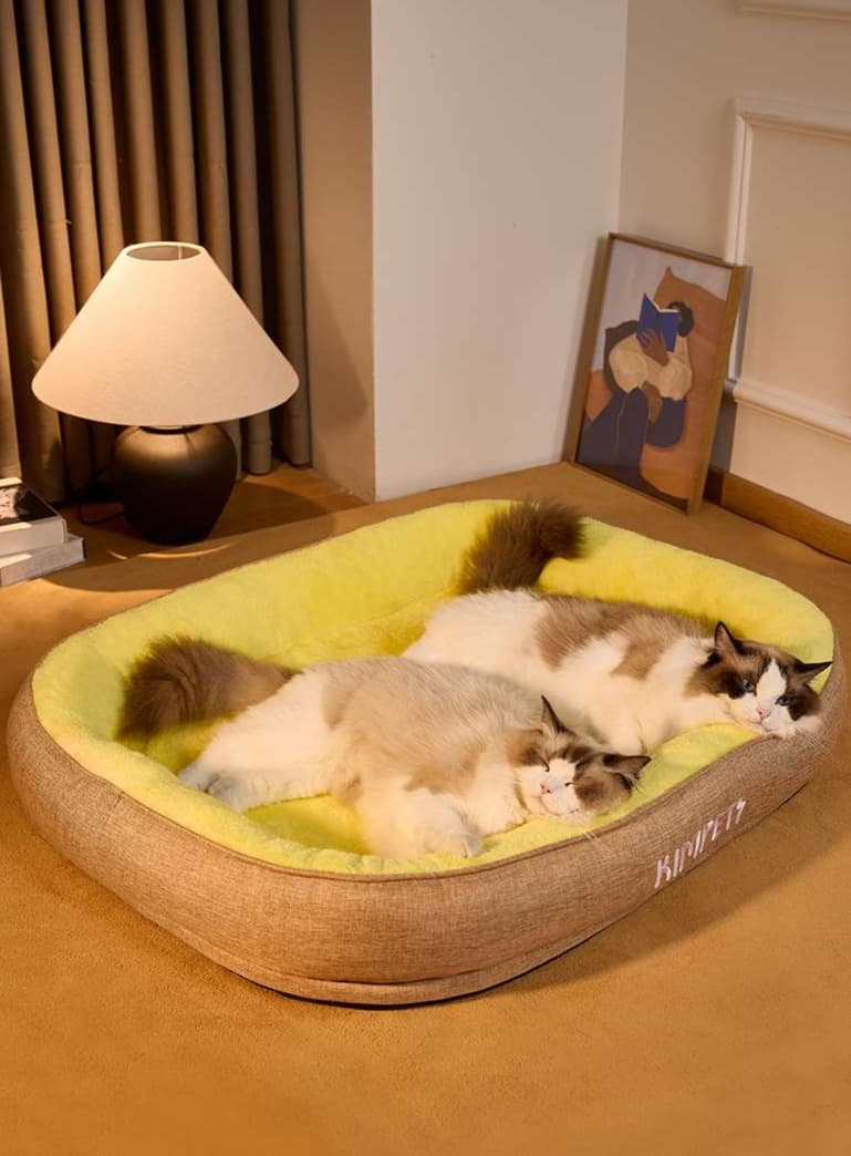 ペットマット 猫用 もふもふ包み込みペットクッション