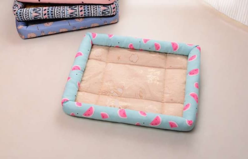 ペットマット 猫用 ひんやり涼感ラタンマット