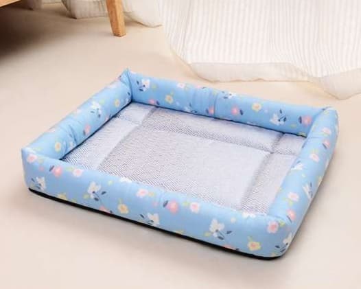 ペットマット 猫用 ひんやり涼感ラタンマット