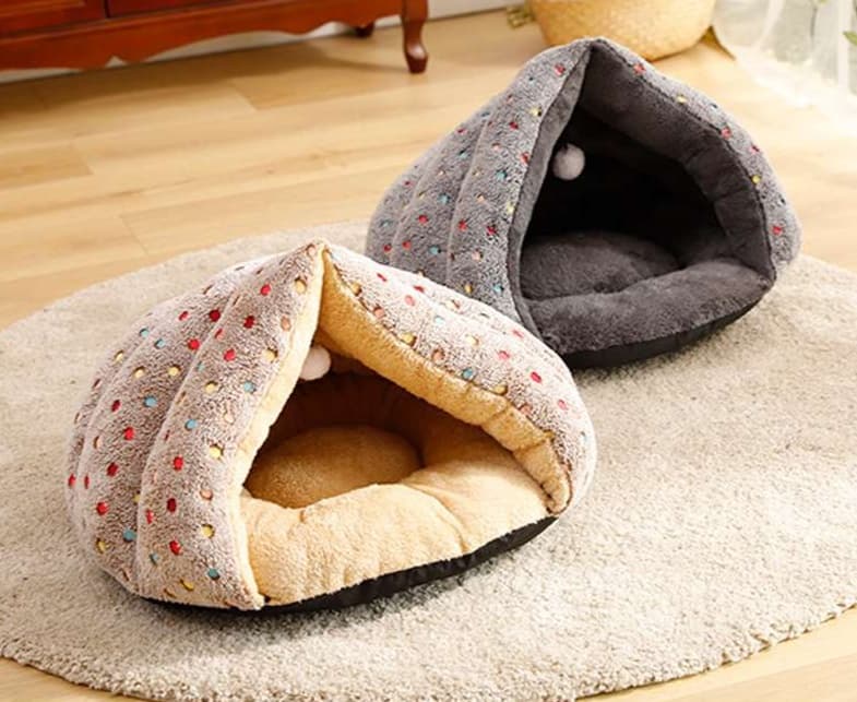 ペットマット 犬用 もこもこドーム型ペットベッド