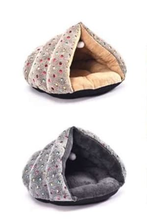 ペットマット 犬用 もこもこドーム型ペットベッド
