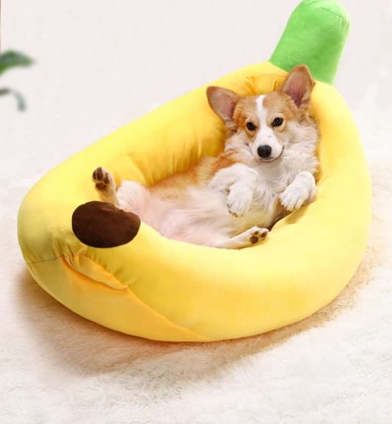 ペットマット 犬用 もちふわバナナベッド