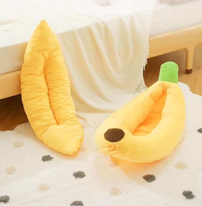 ペットマット 犬用 もちふわバナナベッド